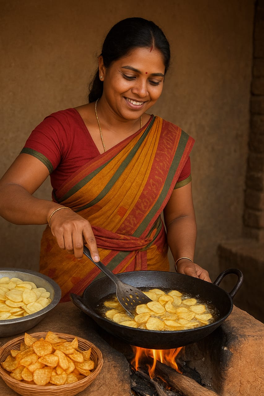 tradi+onal snack-making