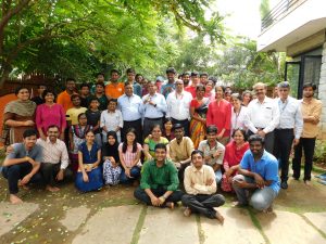 Group photo with NTT Data