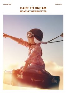 Cover Letter of Newsletter September 2022-flying child chasing dreams.