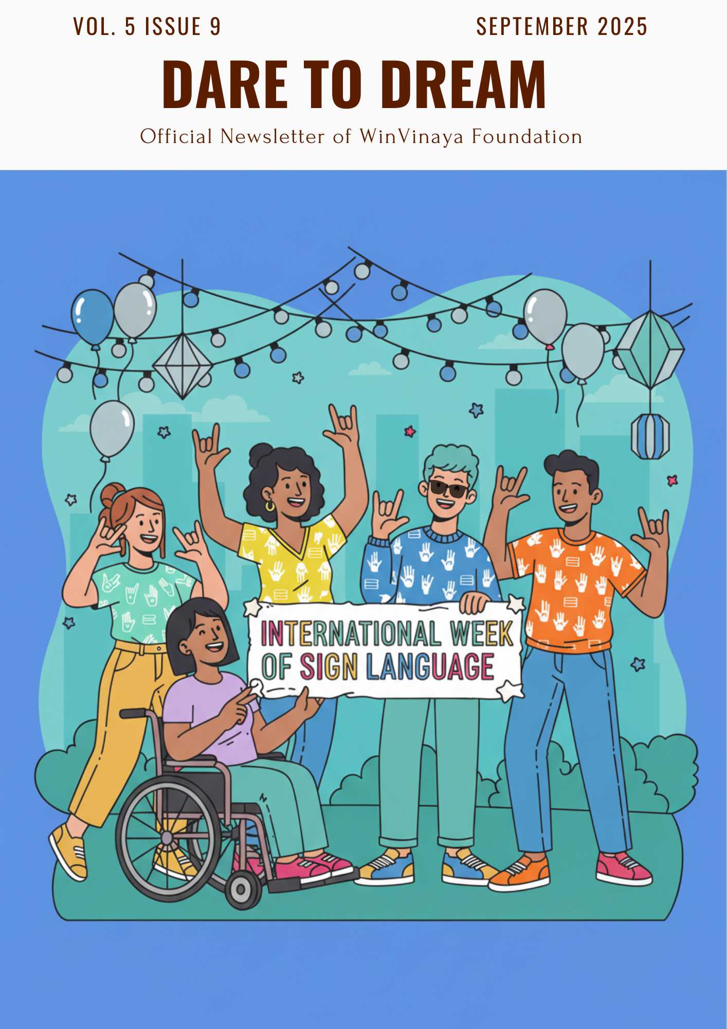 cover image for September months newsletter